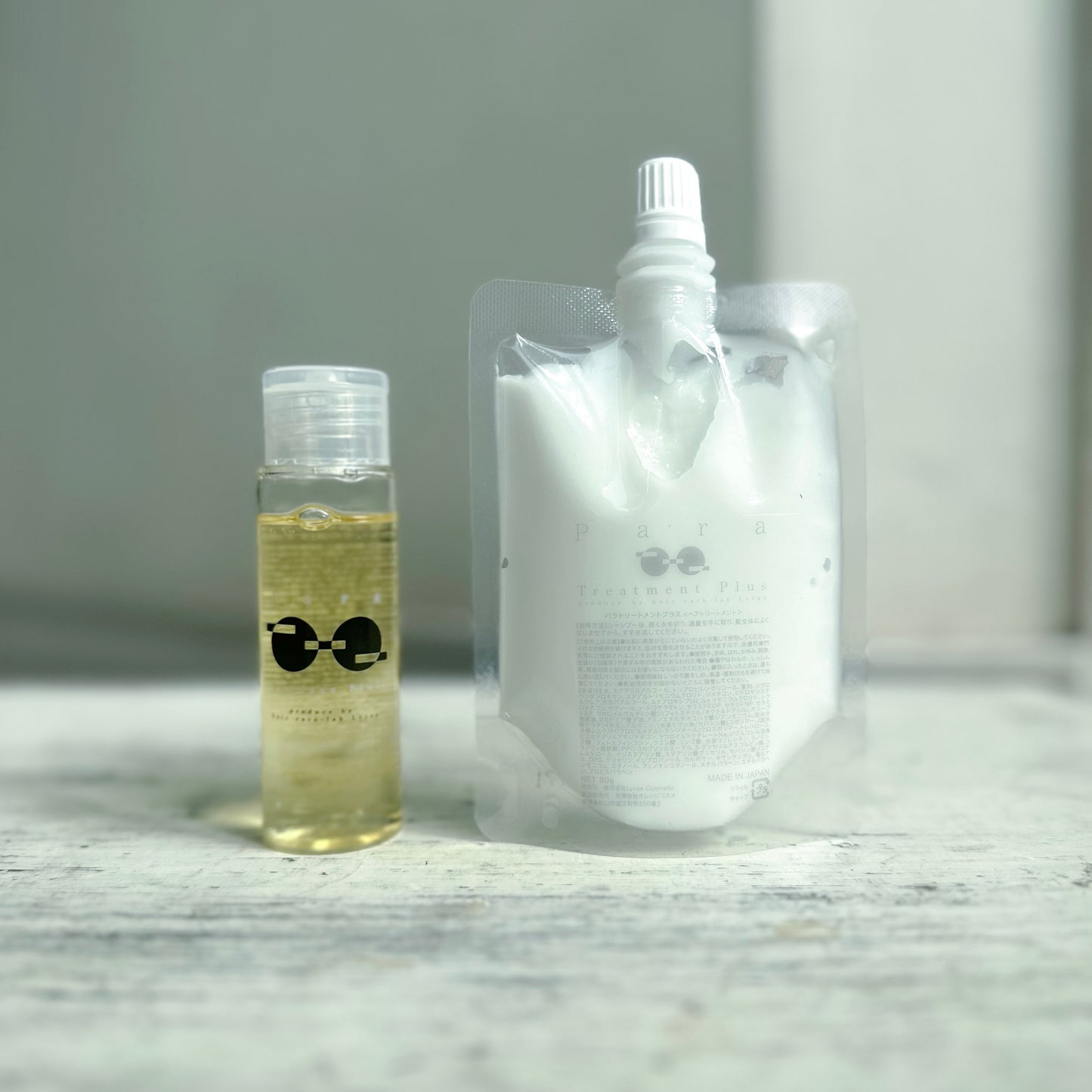 パラシャンプー&トリートメントプラス トラベルミニサイズセット(SP50ml,TR80g)